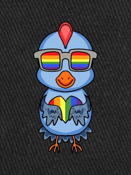 LGBT Animal Chicken Rainbow