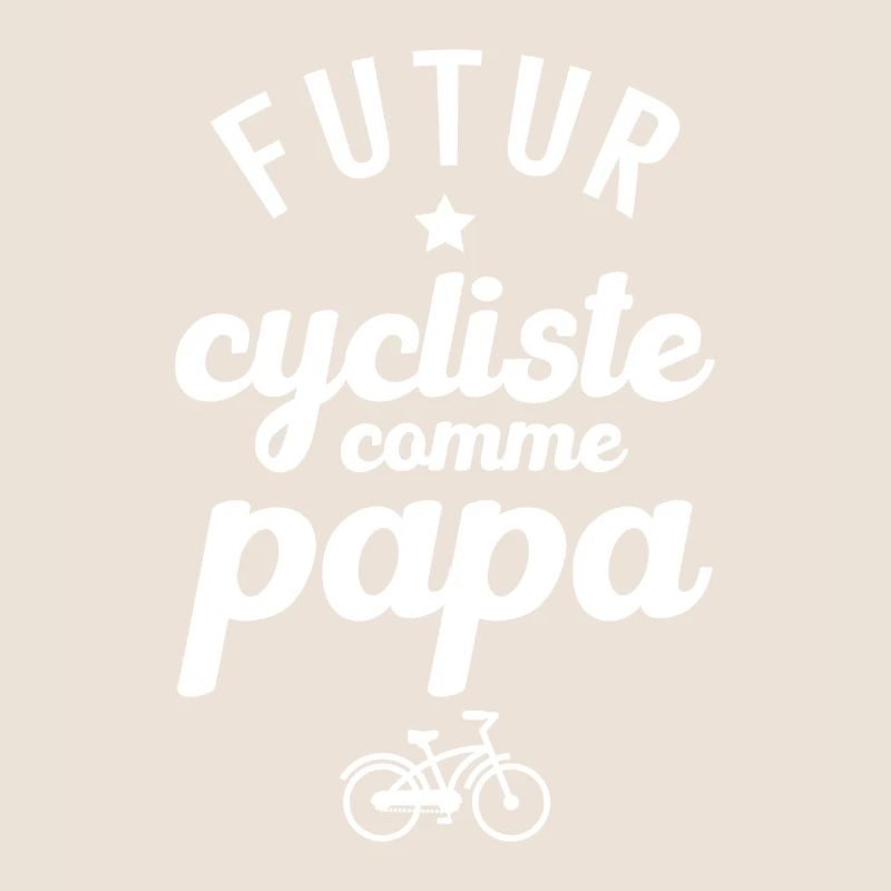 Futur cycliste comme papa
