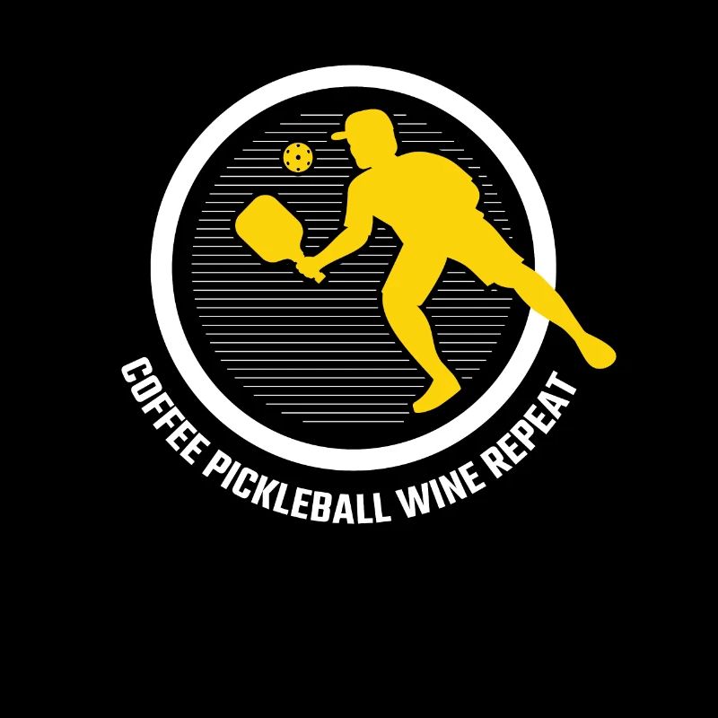 Coffee Pickleball Wine Repeat