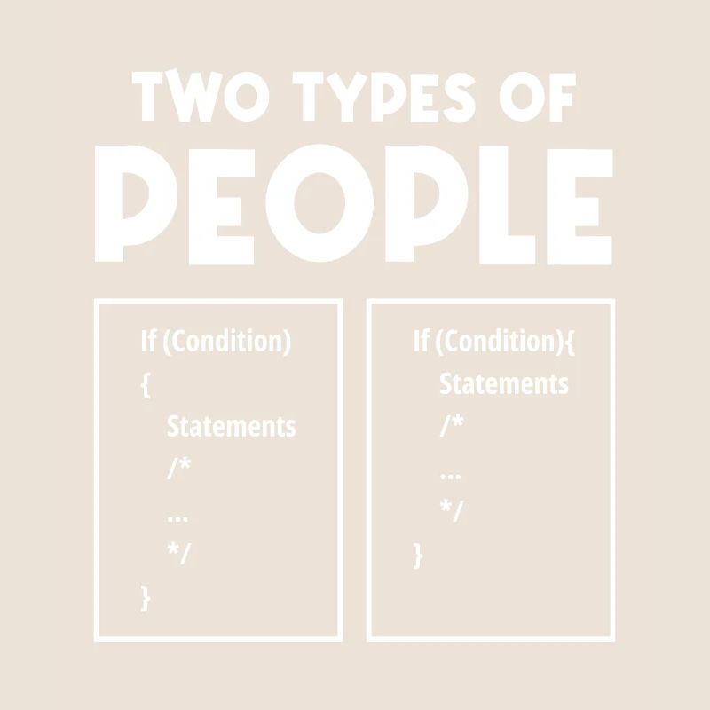 Two Types Of People Software Developer Programmer