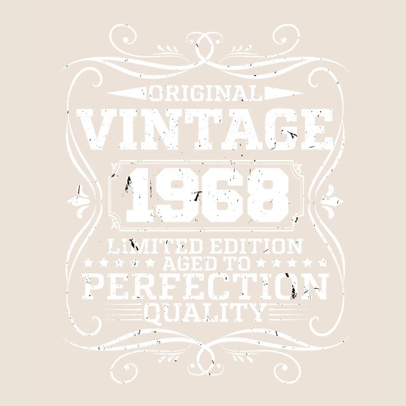 Vintage 1968 Édition Limitée Originale