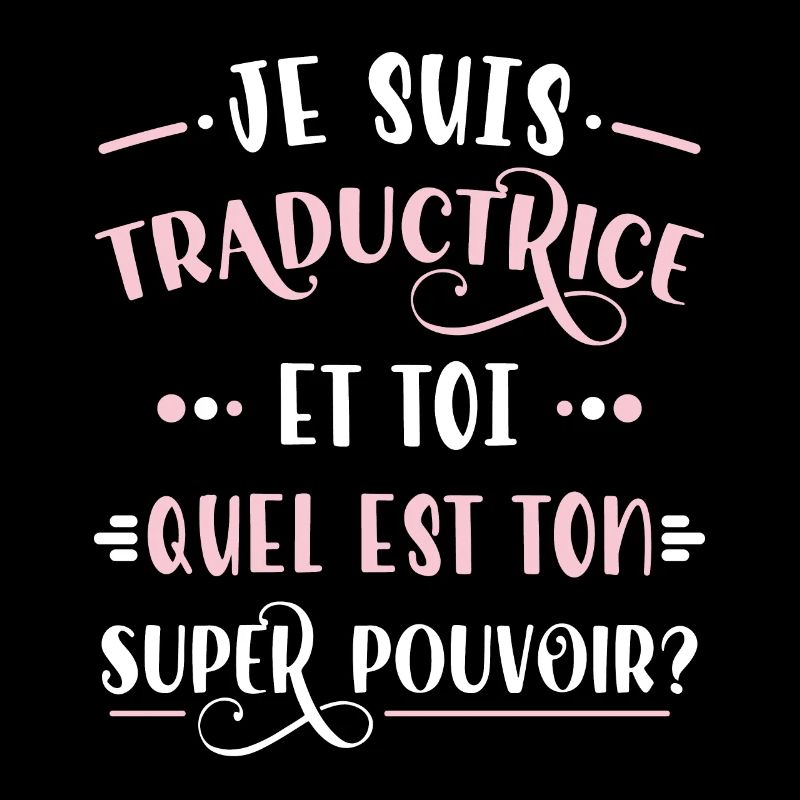 Traductrice Idée Cadeau Métier Citation Traduction