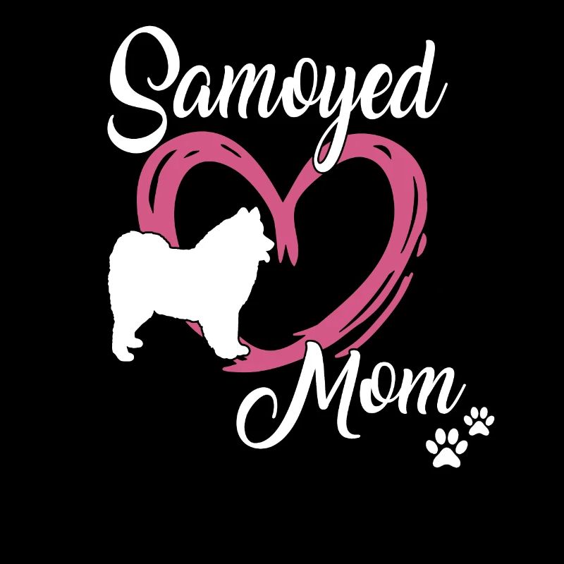 Samoyed Maman Propriétaire de Chien Motif Mignon Samoyède
