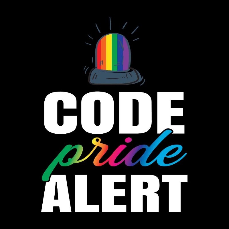 Code Pride Alert Bisexual Lesbian Love Asexual Tra