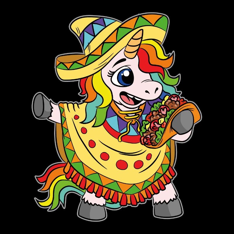 Einhorn Tacos Cinco De Mayo Kinder
