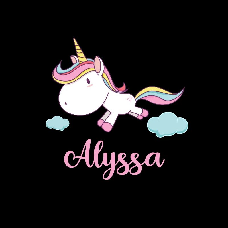 ALYSSA Pink Unicorn Novelty