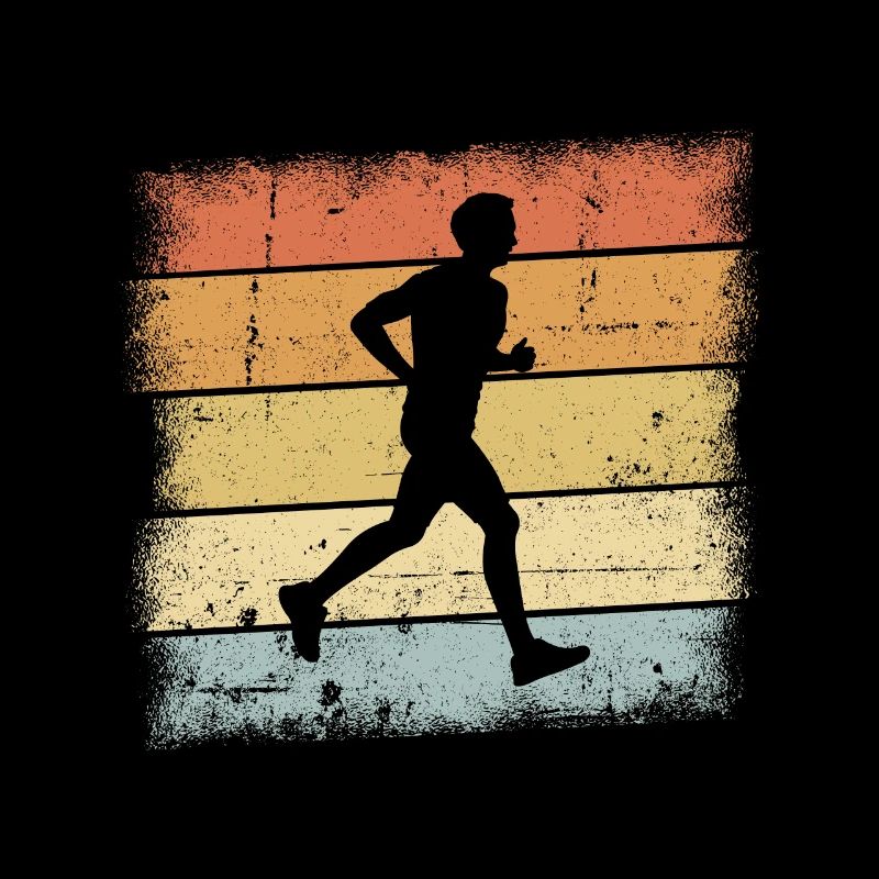 Coucher de soleil de jogging