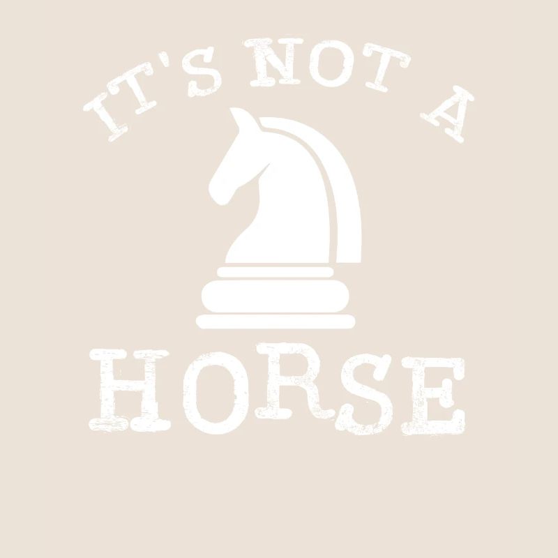 Ce n’est pas un cheval - Joueur d’échecs Checkmate