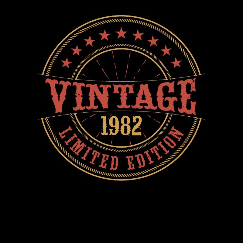 Vintage 1982 Birthday Idea Gift Year Dad