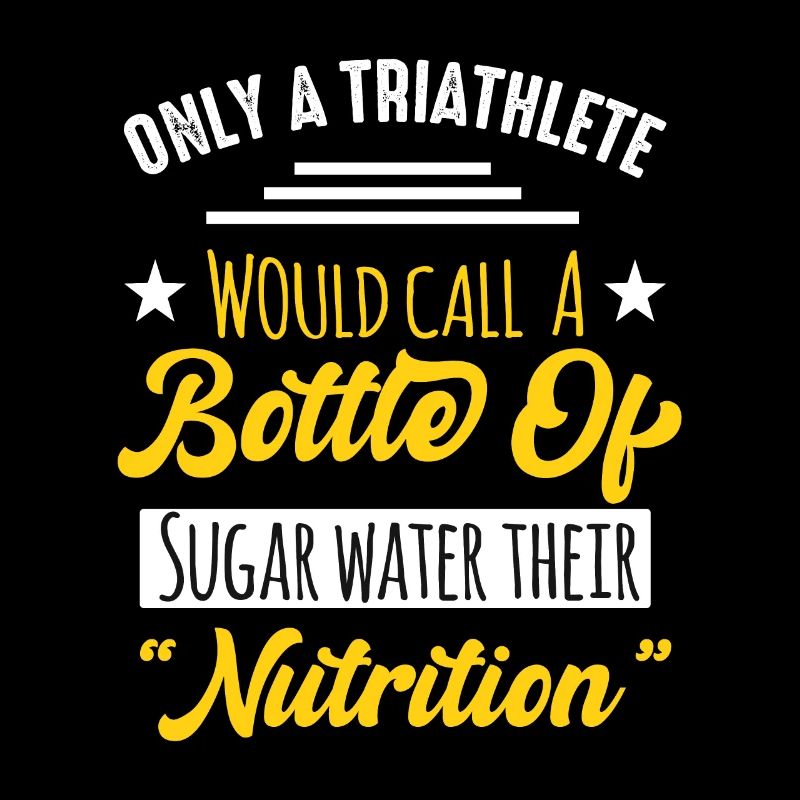 Triathlon motif for triathletes