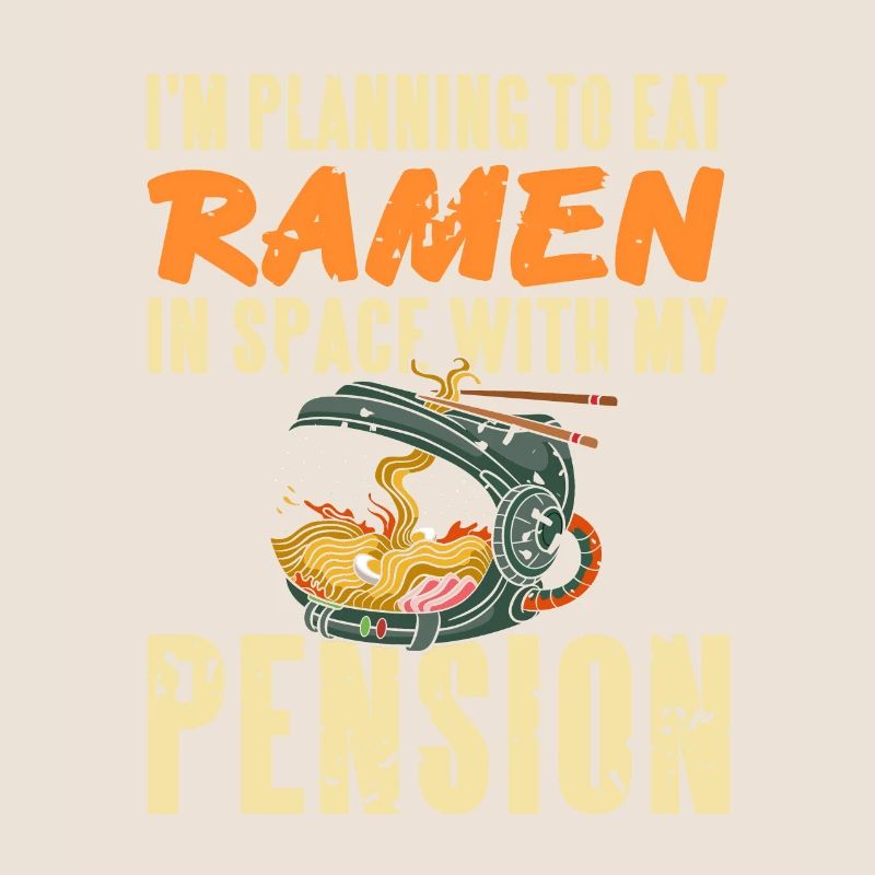 Planifier de manger des ramen dans l’espace avec ma pension