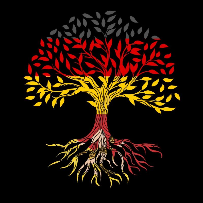 Racines Arbre Allemagne Sicile