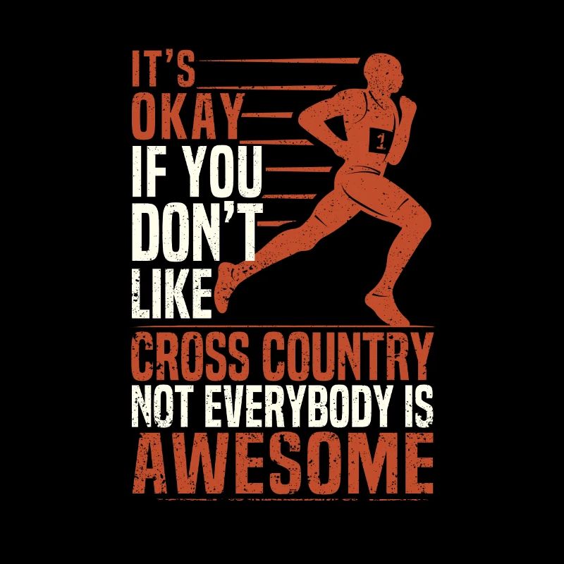 C’est amusant de courir C’est bien si vous faites du cross-country