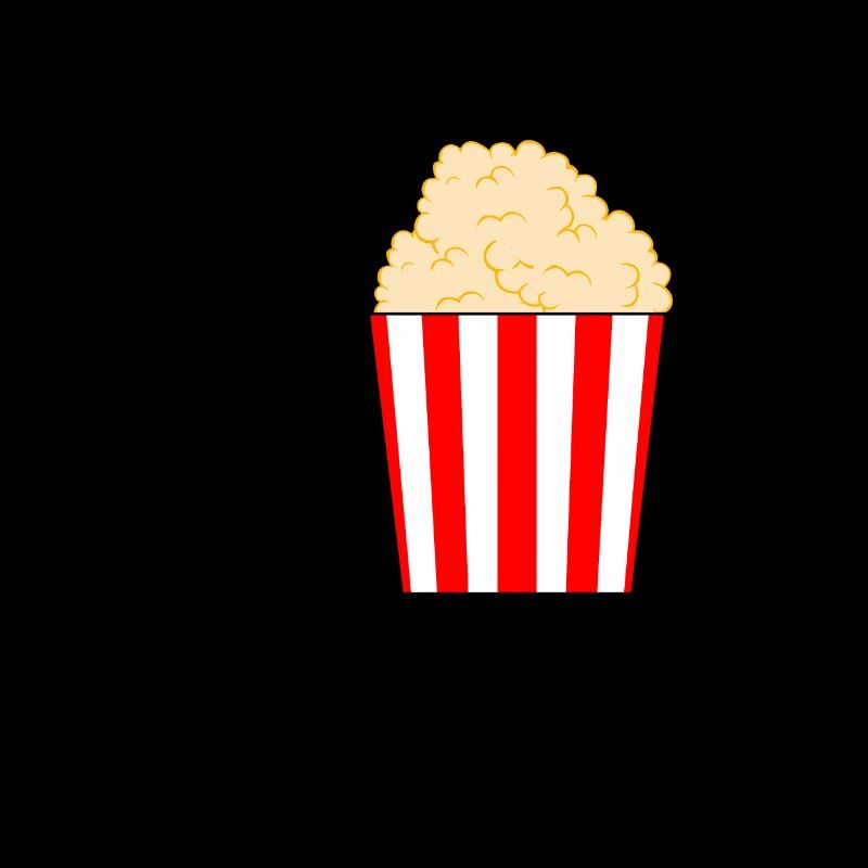 Popcorn essen Lustiges Sprichwort Über Pop Corn