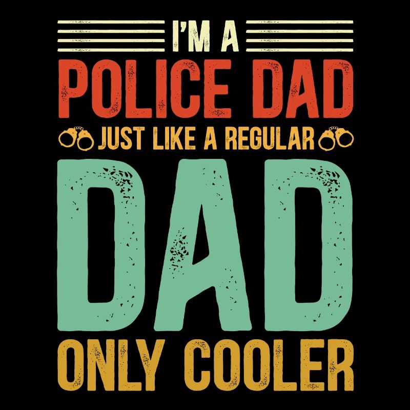 Polizei stolzer Polizeivater