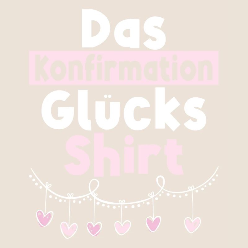 Das Konfirmation Glücks