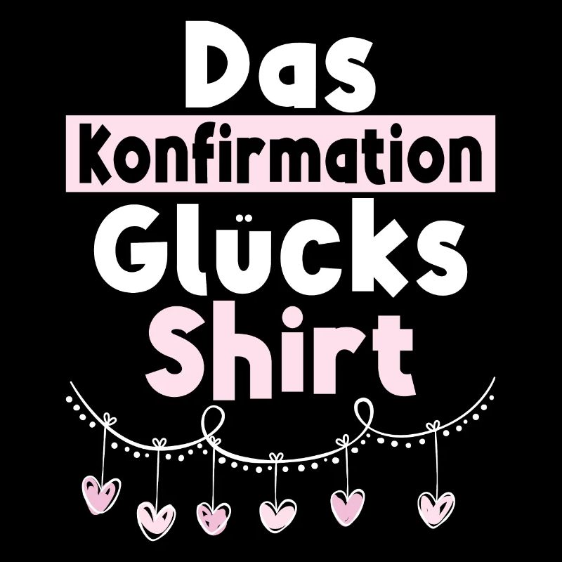 Das Konfirmation Glücks