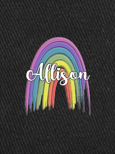 ALLISON Rainbow Cursive