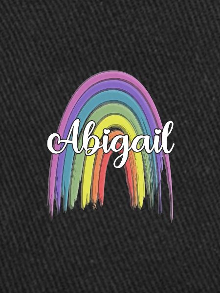 ABIGAIL Rainbow Cursive