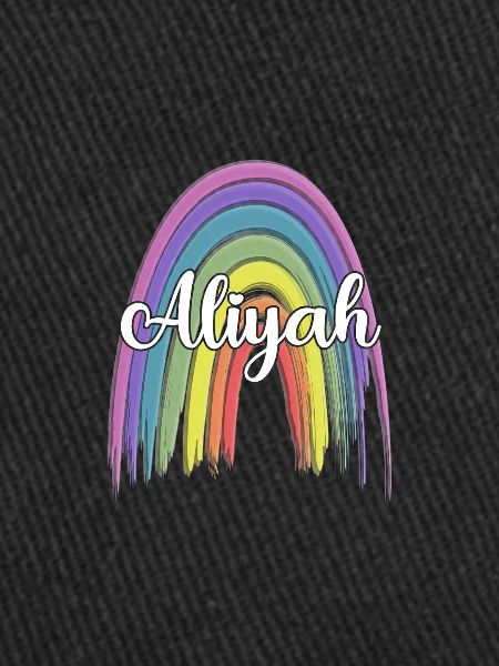 ALIYAH Rainbow Cursive