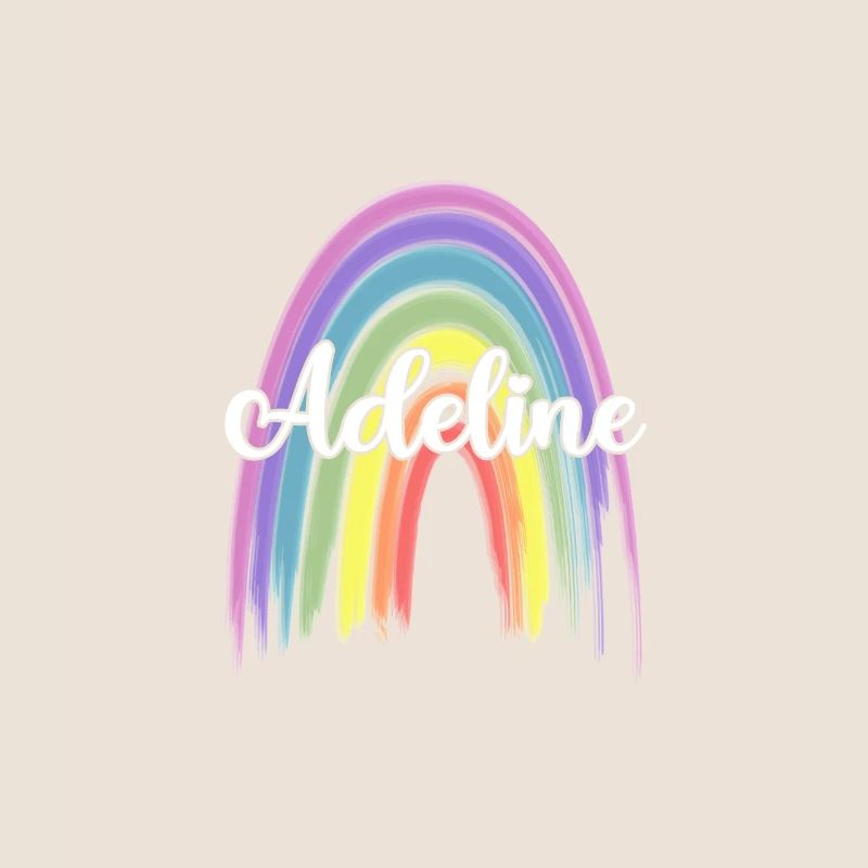 ADELINE Rainbow Cursive