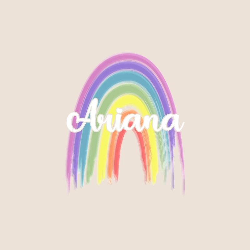 ARIANA Rainbow Cursive