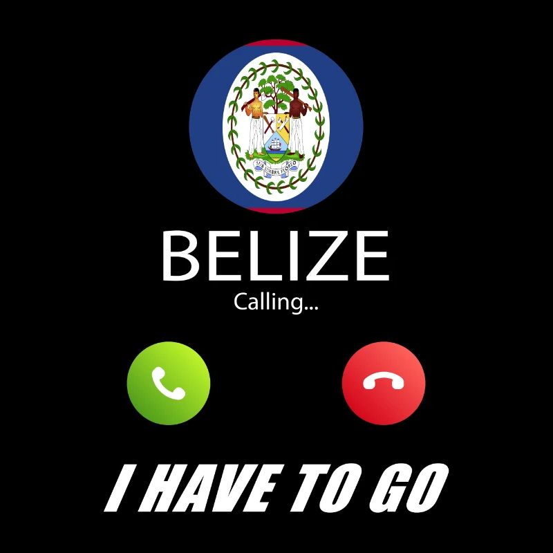 Belize ruft an Lusiger Flaggen Spruch