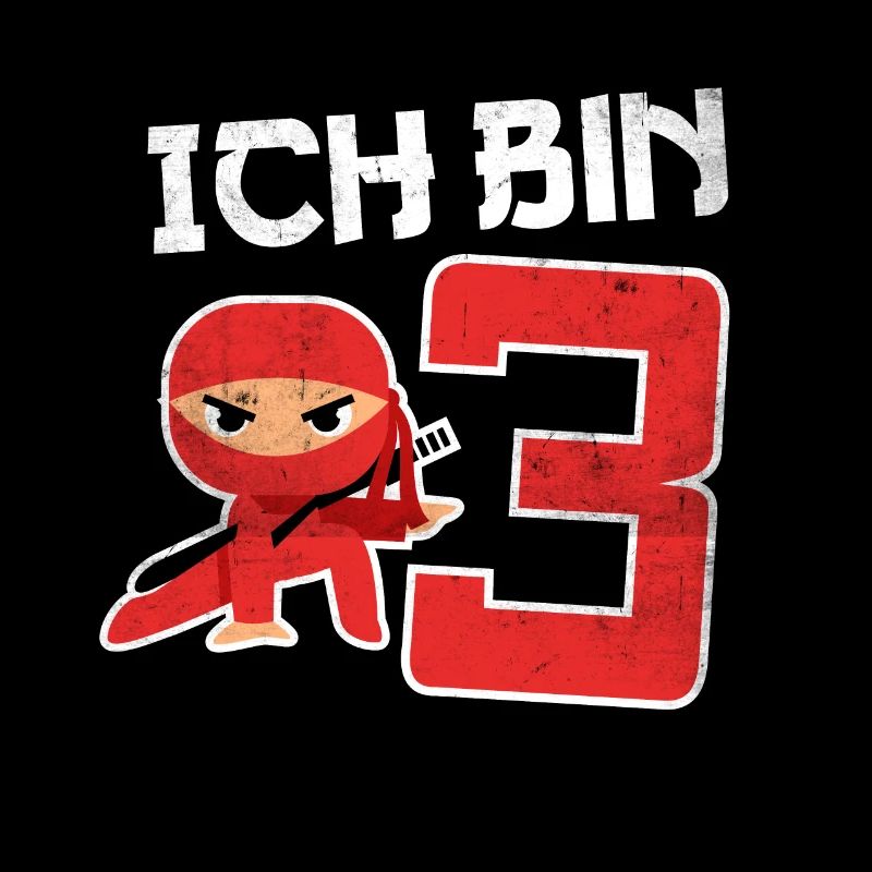 3. Geburtstag Ninja 3 Jahre Kindergeburtstag
