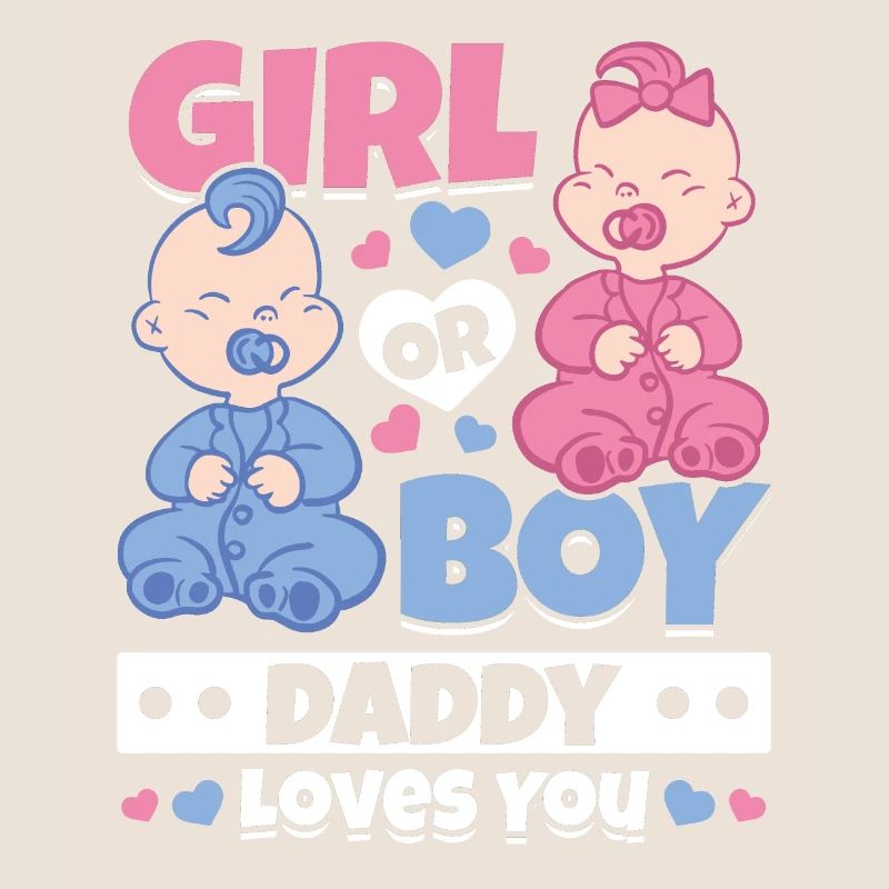 Mädchen oder Junge Papa liebt dich Neugeborenes