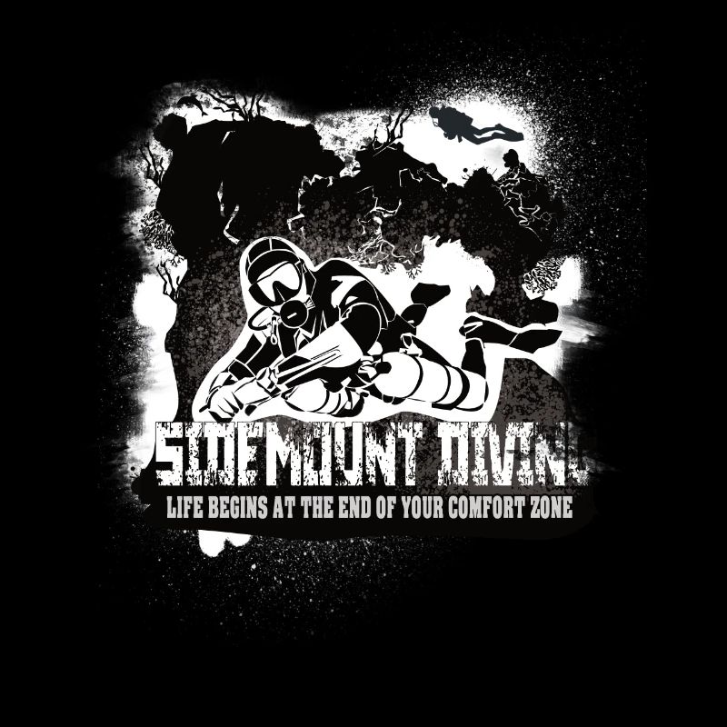 Sidemount Diving Reef Fin de la zone de confort