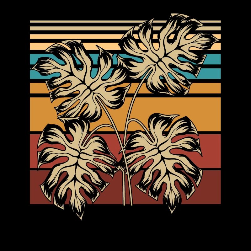 Monstera rétro