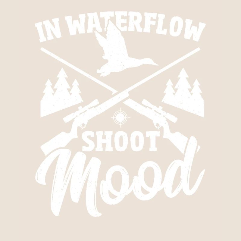 In Waterflow Shoot Mood Duck Hunting Bird Hunter