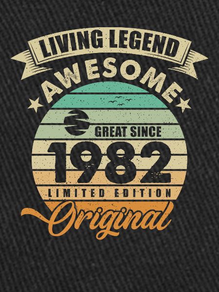 1982 Anniversaire Retro Orginal