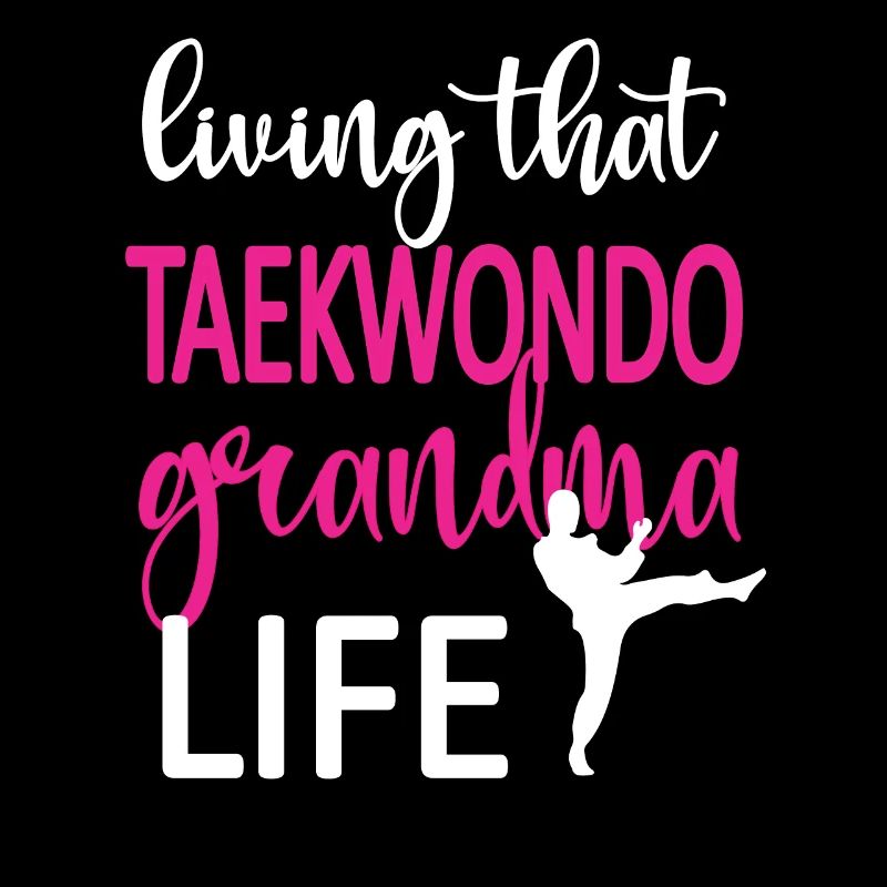 Taekwondo-Oma Stolze Taekwondo Großmutter Geschenk