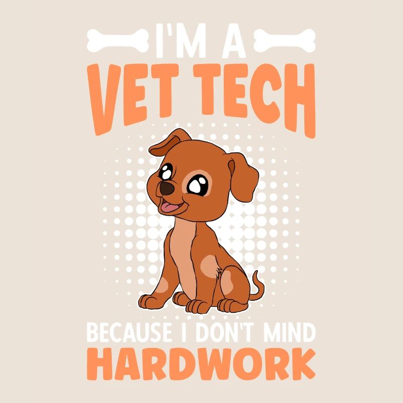 Je suis un technicien vétérinaire parce que cela ne me dérange pas