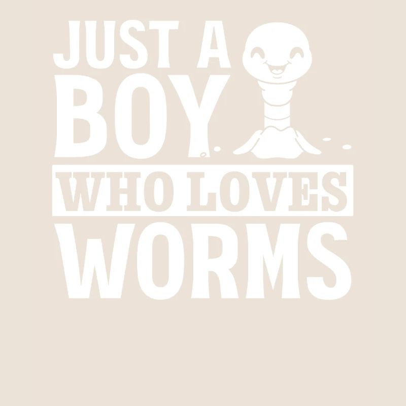 Kompost Worms Worm Lover Ich bin nur ein Junge,