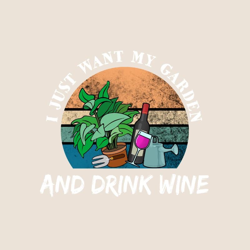 Cadeau de vin de boisson de jardin