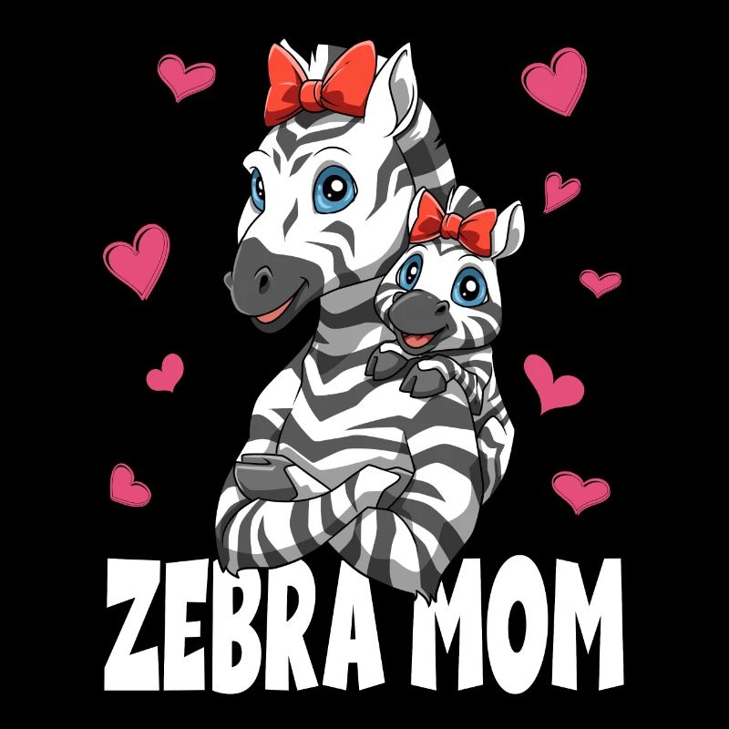 Zebra Mama Muttertag Mom Mutter für eine Mama