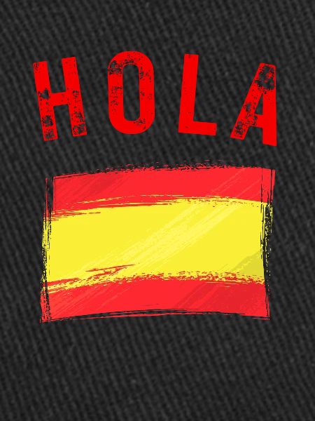HOLA DRAPEAU ESPAGNOL ESPAGNE