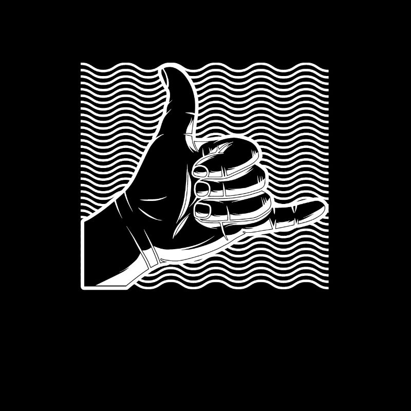 Surf shaka, design de surf