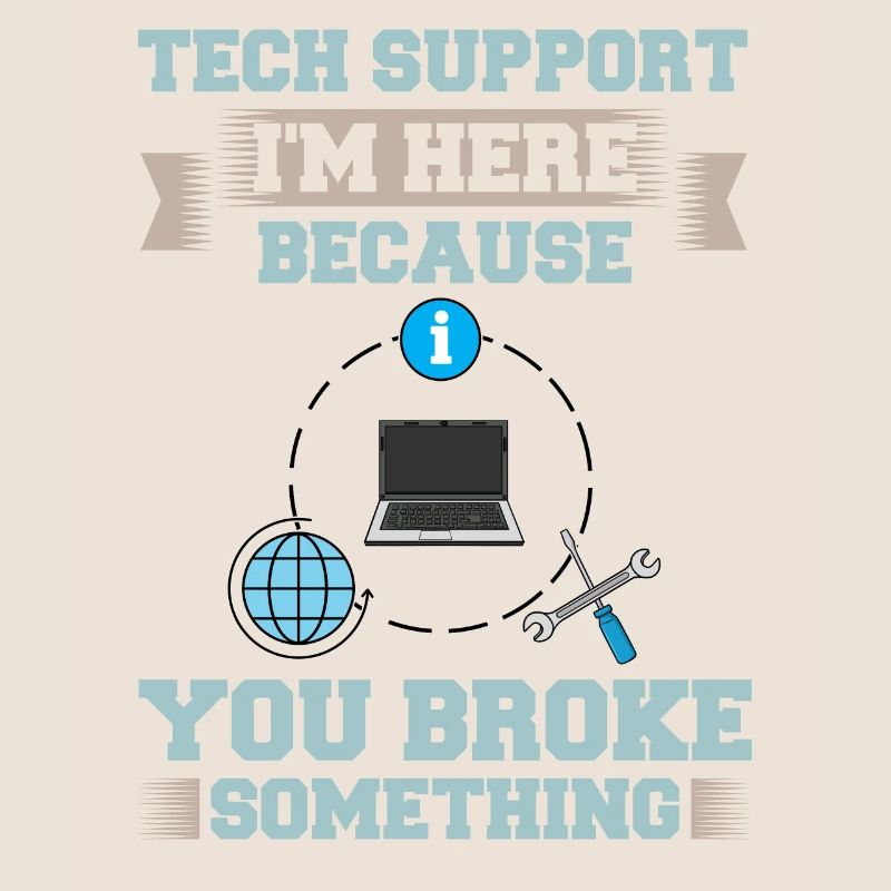 Tech Support IT Technischer Hilfe Helpdesk