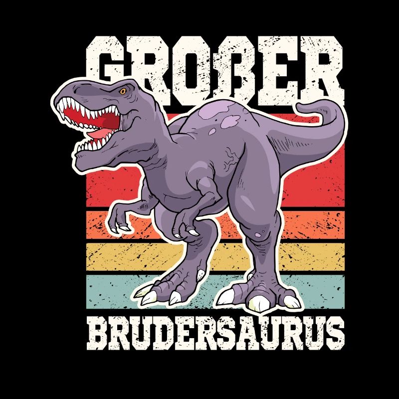 Großer Bruder Geschenk Brudersaurus T-Rex Dino