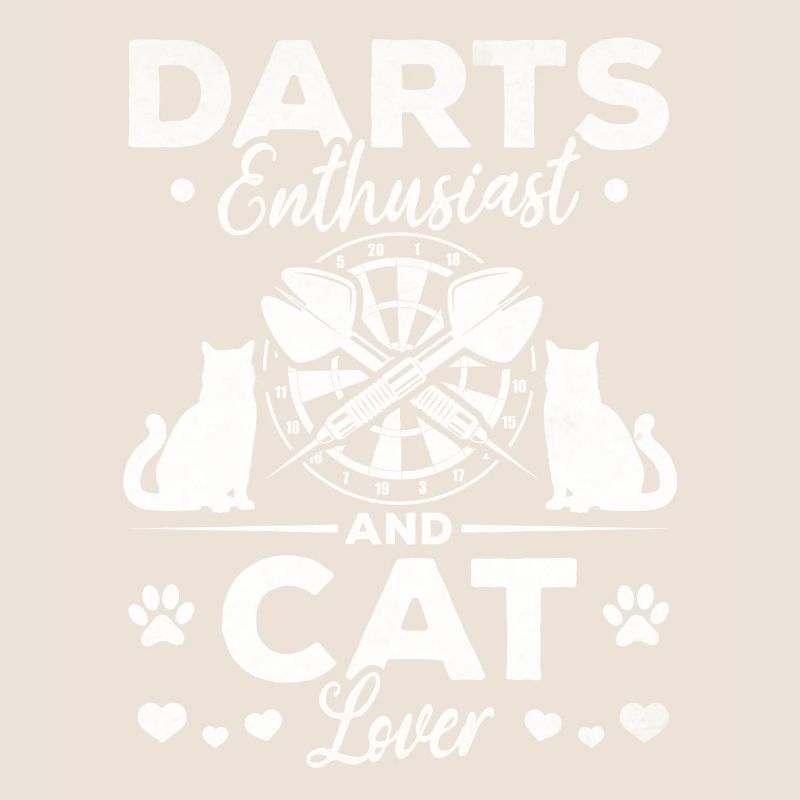 Passionné de fléchettes et amoureux des chats