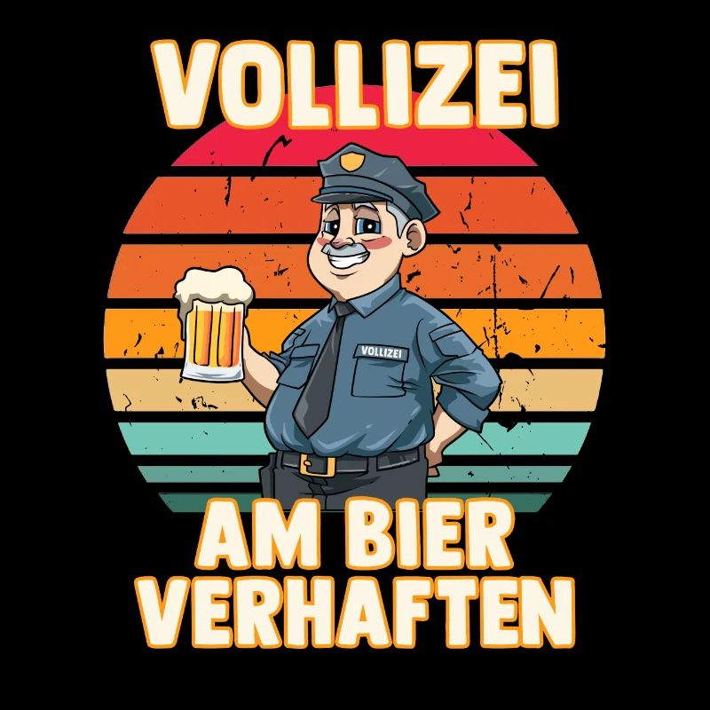 Vollizei Beamter Am Bier Verhaften - Biertrinker