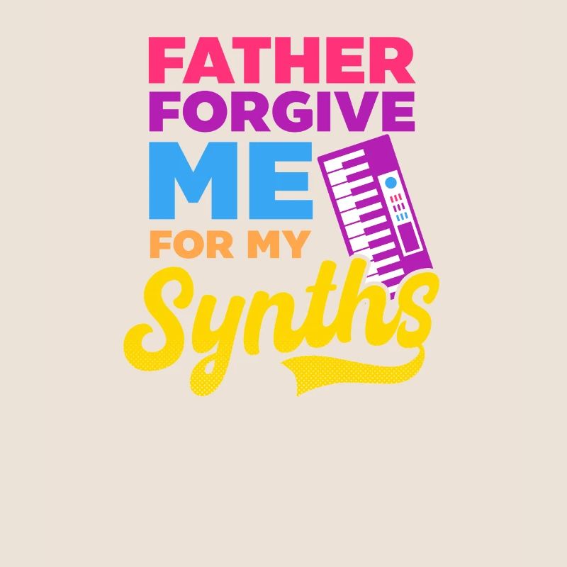 EDM Rave Techno Father Forgive Me For My Synths