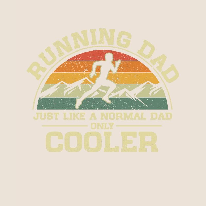 Courir papa comme un papa normal seulement plus cool