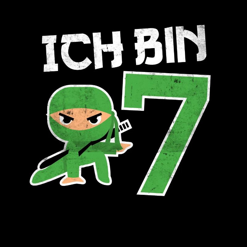 7. Geburtstag Ninja 7 Jahre Kindergeburtstag