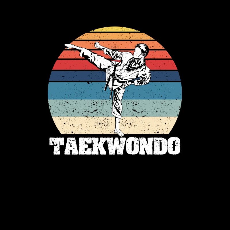 Tae Kwon Do Fighter Taekwondo Combat coréen