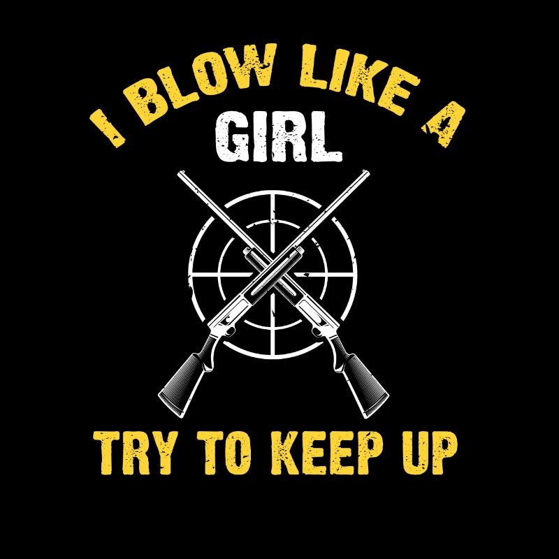 Drôle de conception de chasse au canard Hunter Hunting Duck Design