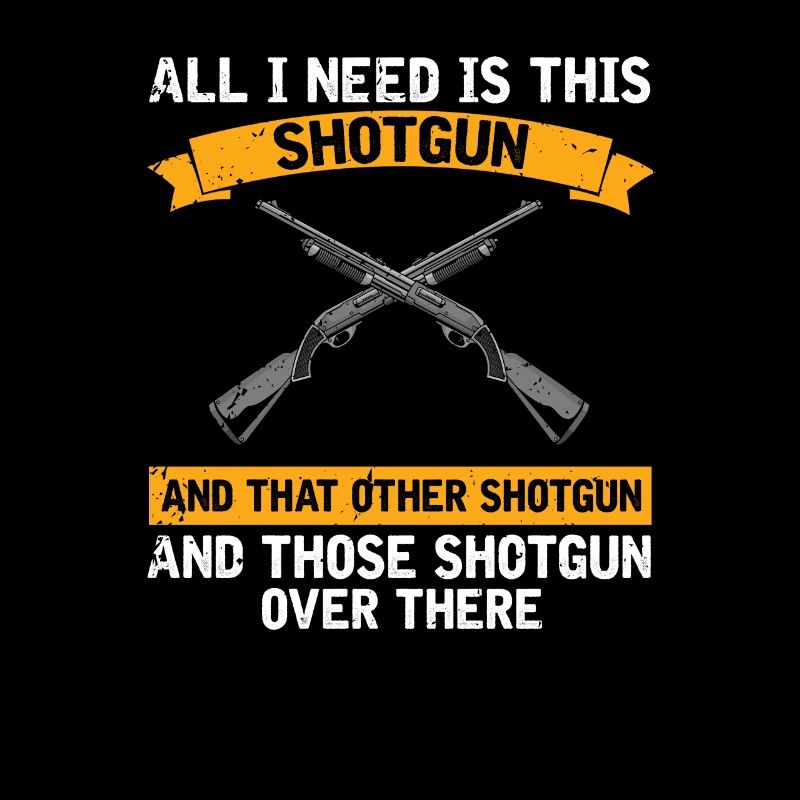 Drôle de conception de chasse au canard Hunter Hunting Duck Design